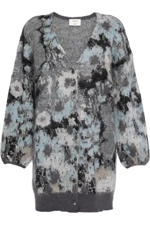 Onefifteen Intarsia-knitted cardigan