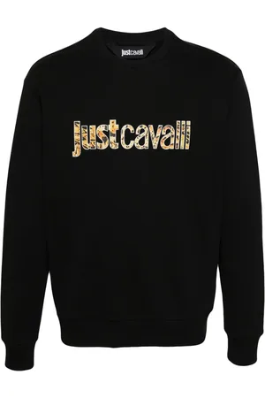 Roberto Cavalli Logo-print cotton sweatshirt