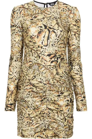 Roberto Cavalli Tiger-print mini dress