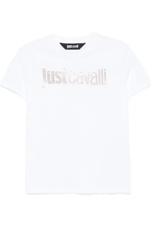 Roberto Cavalli Studded-logo T-shirt