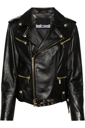 Roberto Cavalli Zip-up leather jacket