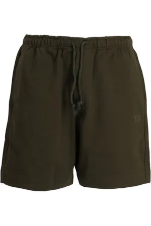 Y-3 Logo-print jersey shorts