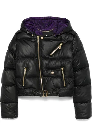 Roberto Cavalli Biker puffer jacket