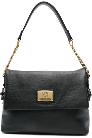 Moschino Logo-plaque shoulder bag