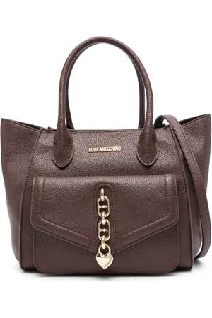 Moschino Logo-lettering tote bag