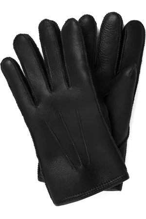 Parajumpers Piped-stitch leather gloves