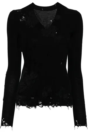 JNBY Floral-embroidered T-shirt