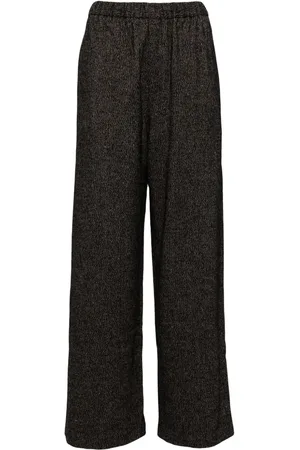 JNBY Elastic waist wide-leg trousers