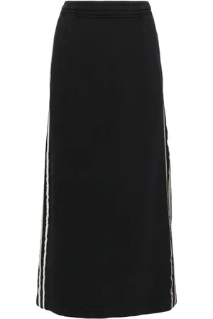 JNBY Striped A-line skirt