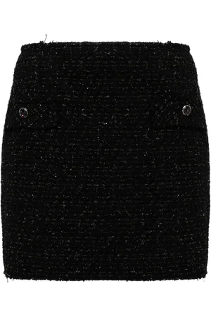 JNBY Coarse jacquard H-shaped short waist skirt