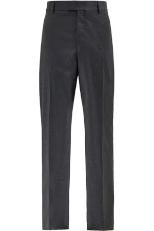 Salvatore Ferragamo M??lange-effect trousers