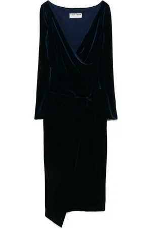 CHIARA BONI Knot-detail midi dress