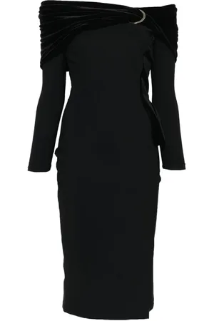 CHIARA BONI Panelled-design midi dress