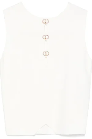Twin-Set Logo-plaque top