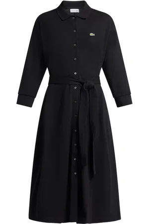 Lacoste Logo-patch shirt dress