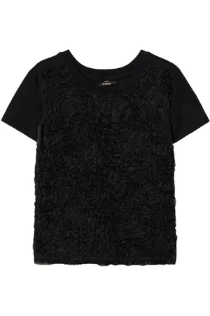 Twin-Set Floral-embroidered T-shirt