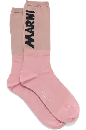 Marni Logo-intarsia socks