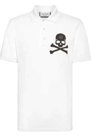 Philipp Plein Logo-print cotton polo shirt