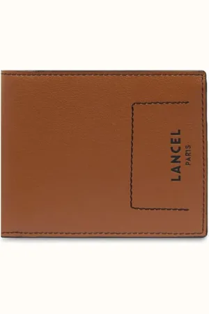 LANCEL 8cc bi-fold leather wallet