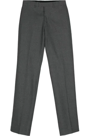 Sandro Pressed-crease straight-leg trousers