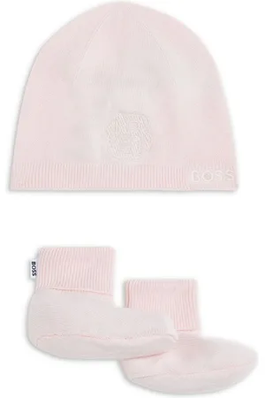 HUGO BOSS Logo-embroidered beanie (set of two)