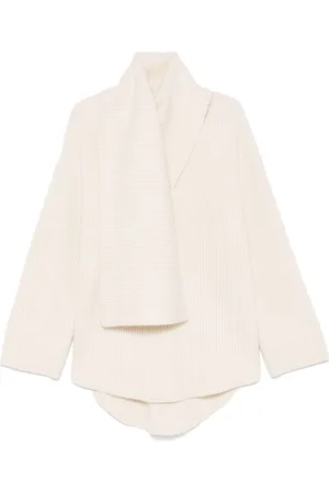 Totême Attached-scarf sweater