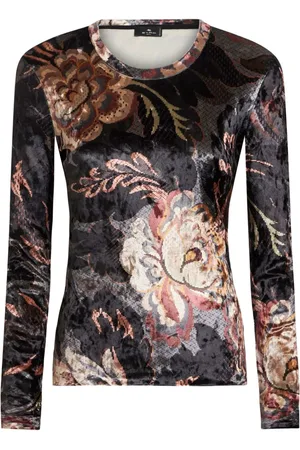 Etro Printed chenille T-shirt