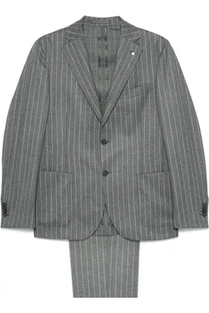 LUIGI BIANCHI MANTOVA Pinstriped suit