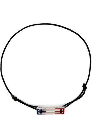 Le Gramme Lacquered tricolor cord bracelet 2,5g