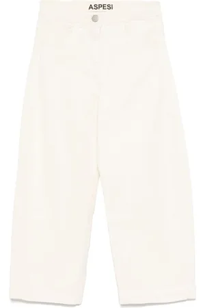 Aspesi Logo-tag straight jeans