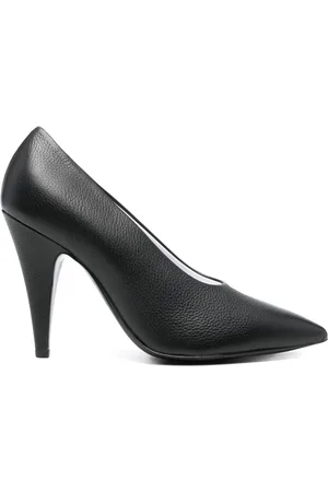 Moschino 100mm leather pumps