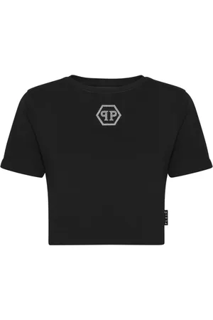 Philipp Plein Hexagon rhinestone T-shirt