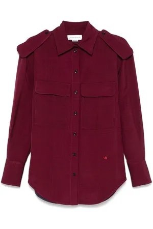 Victoria Beckham Logo-embroidered shirt