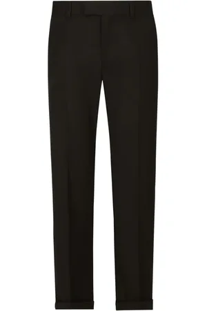 Dolce & Gabbana Straigh-leg virgin-wool trousers