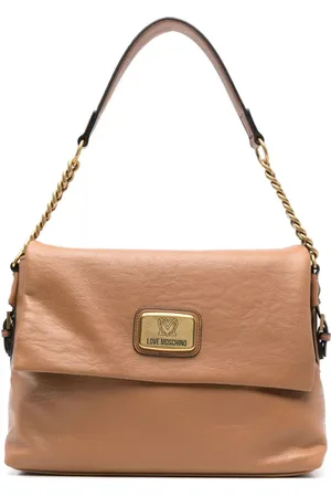 Moschino Logo-plaque shoulder bag
