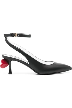 Moschino 70mm heart-appliqu?? pumps