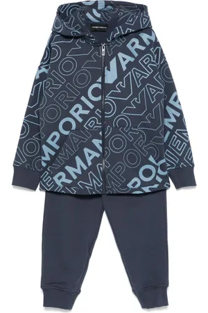Emporio Armani Logo-print tracksuit