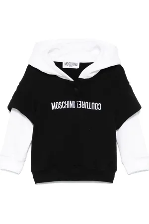 Moschino Logo-embroidered hoodie
