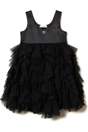 Twin-Set Ruffled tulle dress