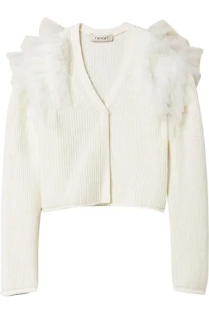 Twin-Set Tulle detailing cardigan