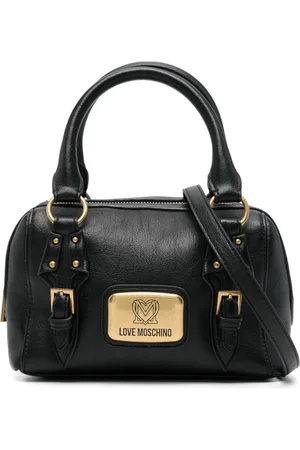 Moschino Logo-plaque tote bag