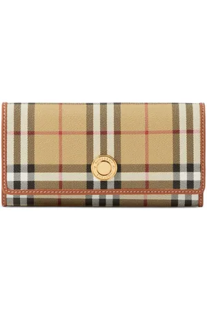 Burberry Check folding wallet