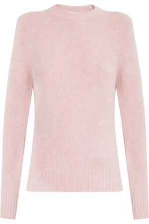 Ganni Logo-embroidered sweater