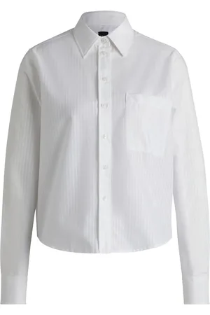 HUGO BOSS Striped cotton shirt
