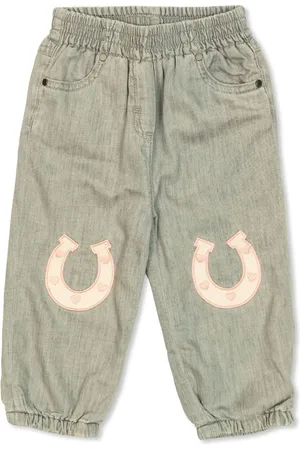 Stella McCartney Appliqu??-detail cotton jeans