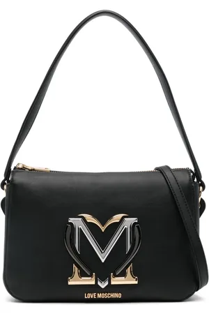 Moschino Logo-plaque shoulder bag