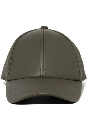 YVES SALOMON Leather cap