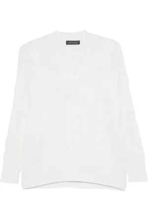 LORENA ANTONIAZZI Cable-knit sweater