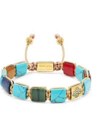 Nialaya Gemstone-embellished adjustable bracelet