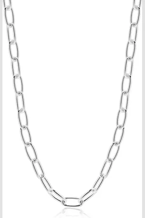 Nialaya Sterling cable-link necklace